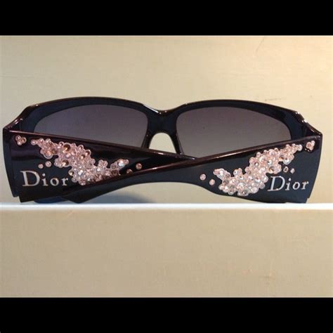 Dior Rhinestone Sunglasses In Women's Sunglasses